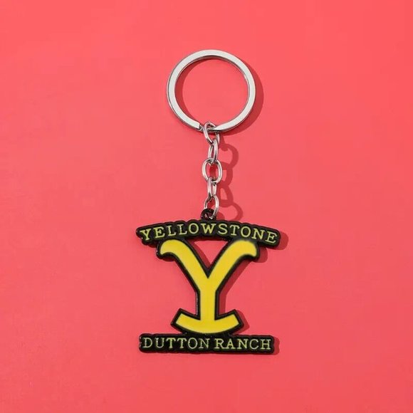 Homemade Accessories Yellowstone Dutton Ranch Keychain Y Montana